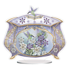 Lade das Bild in den Galerie-Viewer, Blumenadler-Kolibri einseitig gebohrt Acryl-Diamant-Desktop-Ornament