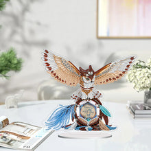 Lade das Bild in den Galerie-Viewer, Blumenadler-Kolibri einseitig gebohrt Acryl-Diamant-Desktop-Ornament