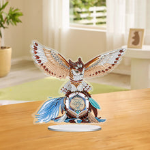 Lade das Bild in den Galerie-Viewer, Blumenadler-Kolibri einseitig gebohrt Acryl-Diamant-Desktop-Ornament