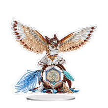 Lade das Bild in den Galerie-Viewer, Blumenadler-Kolibri einseitig gebohrt Acryl-Diamant-Desktop-Ornament