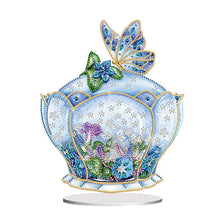 Lade das Bild in den Galerie-Viewer, Blumenadler-Kolibri einseitig gebohrt Acryl-Diamant-Desktop-Ornament