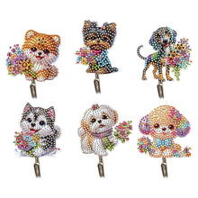 Lade das Bild in den Galerie-Viewer, 6Pcs/Set Animal-Diamond Art Craft Wandhaken