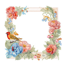 Lade das Bild in den Galerie-Viewer, Blumen und Vögel-Diamant Fotorahmen