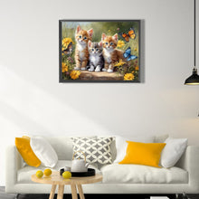 Lade das Bild in den Galerie-Viewer, Katze-Voll Square Diamond Painting-40x30cm