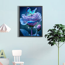 Lade das Bild in den Galerie-Viewer, Rose Schmetterling-Voll Round Diamond Painting-45x60cm