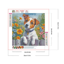 Lade das Bild in den Galerie-Viewer, Hund-Voll Round Diamond Painting-30x30cm