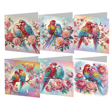 Lade das Bild in den Galerie-Viewer, 6/8/12Pcs/Set Weihnachts-Diamant-Grußkarten