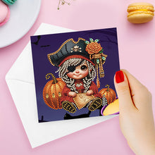 Lade das Bild in den Galerie-Viewer, 5/6Pcs/Set Halloween-Diamond Grußkarten