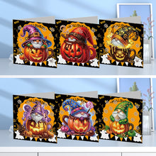 Lade das Bild in den Galerie-Viewer, 5/6Pcs/Set Halloween-Diamond Grußkarten