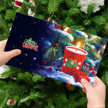 Lade das Bild in den Galerie-Viewer, 12Pcs/Set Weihnachts-Diamant-Grußkarten