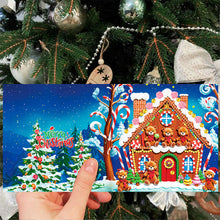 Lade das Bild in den Galerie-Viewer, 12Pcs/Set Weihnachts-Diamant-Grußkarten