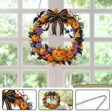 Lade das Bild in den Galerie-Viewer, Halloween-Acryl einseitiger Diamant-Anhänger