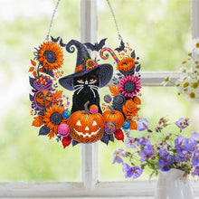 Lade das Bild in den Galerie-Viewer, Halloween-Acryl einseitiger Diamant-Anhänger