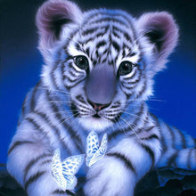 Lade das Bild in den Galerie-Viewer, Tiger -Voll Round Diamond painting 30*30cm