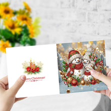 Lade das Bild in den Galerie-Viewer, 6/8/12Pcs/Set Weihnachts-Diamant-Grußkarten