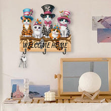 Lade das Bild in den Galerie-Viewer, Tier-Diamant Kunsthandwerk Wandhaken