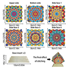 Lade das Bild in den Galerie-Viewer, Weihnachten Mandala-Diamant-Kombination Zauberwürfel Ornamente
