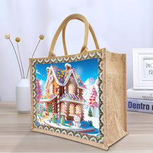 Lade das Bild in den Galerie-Viewer, Weihnachts-Diamant Malerei Tote Bag (Upgraded Waterproof)