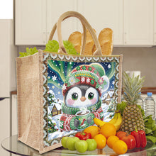 Lade das Bild in den Galerie-Viewer, Weihnachts-Diamant Malerei Tote Bag (Upgraded Waterproof)