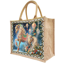 Lade das Bild in den Galerie-Viewer, Weihnachts-Diamant Malerei Tote Bag (Upgraded Waterproof)