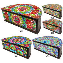Lade das Bild in den Galerie-Viewer, Mandala-Diamant-Malerei Aufbewahrungsbox