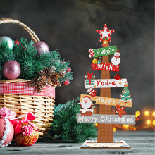Lade das Bild in den Galerie-Viewer, Weihnachten-Holzschild Diamant Malerei Desktop