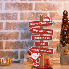 Lade das Bild in den Galerie-Viewer, Weihnachten-Holzschild Diamant Malerei Desktop