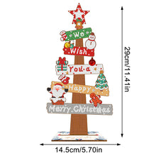 Lade das Bild in den Galerie-Viewer, Weihnachten-Holzschild Diamant Malerei Desktop