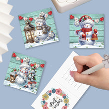 Lade das Bild in den Galerie-Viewer, 6Pcs/Set Weihnachten-Diamond Grußkarten