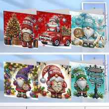 Lade das Bild in den Galerie-Viewer, 6Pcs/Set Weihnachten-Diamond Grußkarten