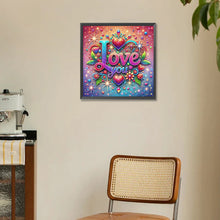 Lade das Bild in den Galerie-Viewer, Love-Voll Round Diamond Painting-30x30cm
