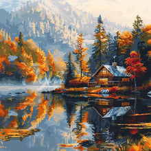 Lade das Bild in den Galerie-Viewer, Haus-Voll Round Diamond Painting-40x40cm