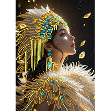 Lade das Bild in den Galerie-Viewer, Mädchen im Kleid Special Diamond Painting-30x40cm