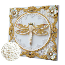 Lade das Bild in den Galerie-Viewer, Elegant – Teilweises Pearl Painting Set mit Rahmen-25x25cm
