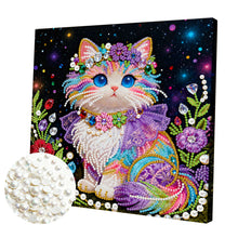 Lade das Bild in den Galerie-Viewer, Tiere-Partial Pearl Painting mit Rahmen-25x25cm