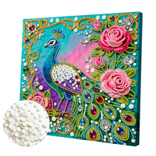 Lade das Bild in den Galerie-Viewer, Tiere-Partial Pearl Painting mit Rahmen-25x25cm