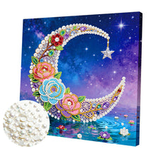 Lade das Bild in den Galerie-Viewer, Partial Pearl Painting mit Rahmen -25*25cm