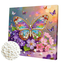 Lade das Bild in den Galerie-Viewer, Partial Pearl Painting mit Rahmen -25*25cm