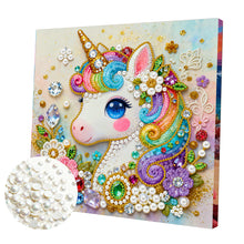 Lade das Bild in den Galerie-Viewer, Partial Pearl Painting mit Rahmen -25*25cm