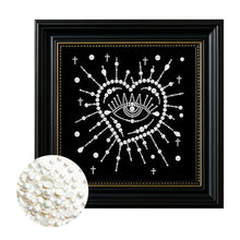 Lade das Bild in den Galerie-Viewer, Partial Pearl Painting mit Rahmen -27x27cm