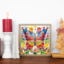 Lade das Bild in den Galerie-Viewer, Schmetterlingsblumen Special Diamond Painting-30x30cm