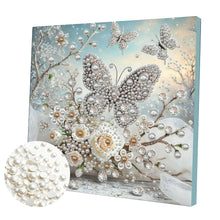 Lade das Bild in den Galerie-Viewer, Partial Pearl Painting mit Rahmen -30x30cm