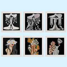 Lade das Bild in den Galerie-Viewer, Beauty-Partial Special Diamond Painting with Frame-17x17cm