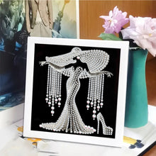 Lade das Bild in den Galerie-Viewer, Beauty-Partial Special Diamond Painting with Frame-17x17cm