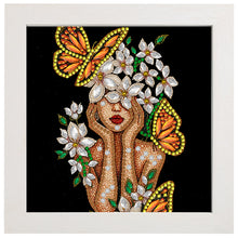 Lade das Bild in den Galerie-Viewer, Beauty-Partial Special Diamond Painting with Frame-17x17cm