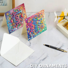 Lade das Bild in den Galerie-Viewer, 6 Stk./Set Küste - Diamant-Grußkarten