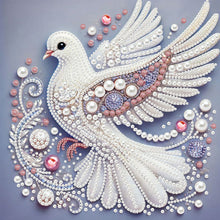 Lade das Bild in den Galerie-Viewer, Dove-Teilweise Special Diamond Painting-30x30cm