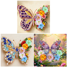 Lade das Bild in den Galerie-Viewer, Schmetterling-B - Diamant-Kerzenhalter - Diamant-Tischornament