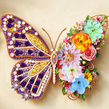 Lade das Bild in den Galerie-Viewer, Schmetterling-B - Diamant-Kerzenhalter - Diamant-Tischornament