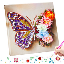 Lade das Bild in den Galerie-Viewer, Schmetterling-B - Diamant-Kerzenhalter - Diamant-Tischornament